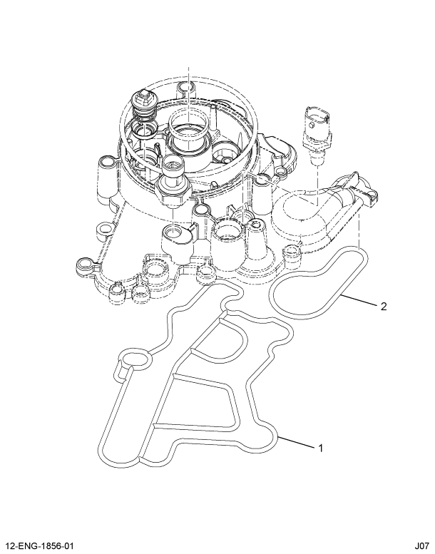 1847184C92 KT SEAL,KIT OIL FILTER BASEPLA