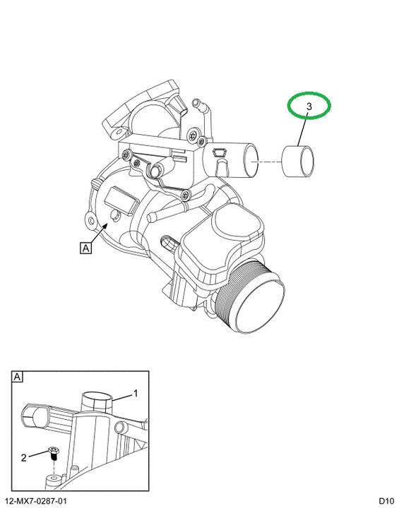 1847321C1 GASKET EGR VALVE HSG