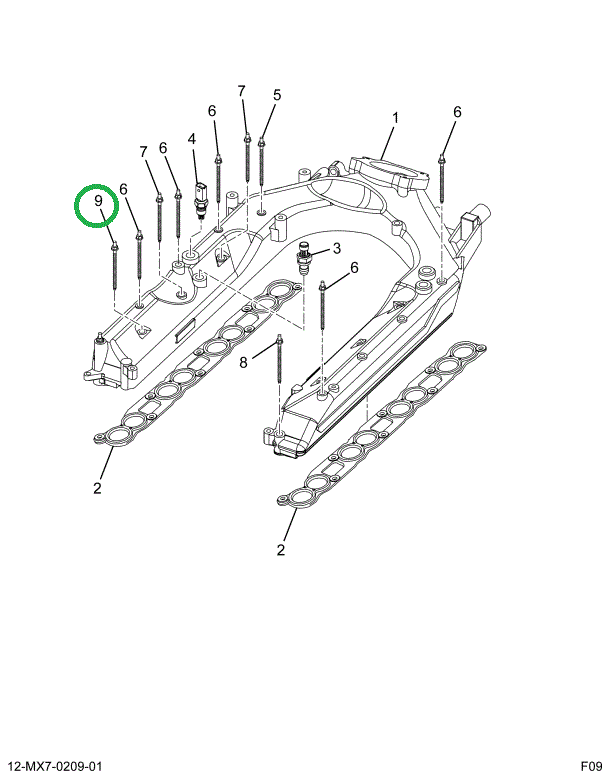 1847373C1 BOLT HVY HFH STUD M6 X 70 DP