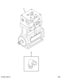 1847531C93 COMPR,KIT AIR COMPRESSOR & ELB