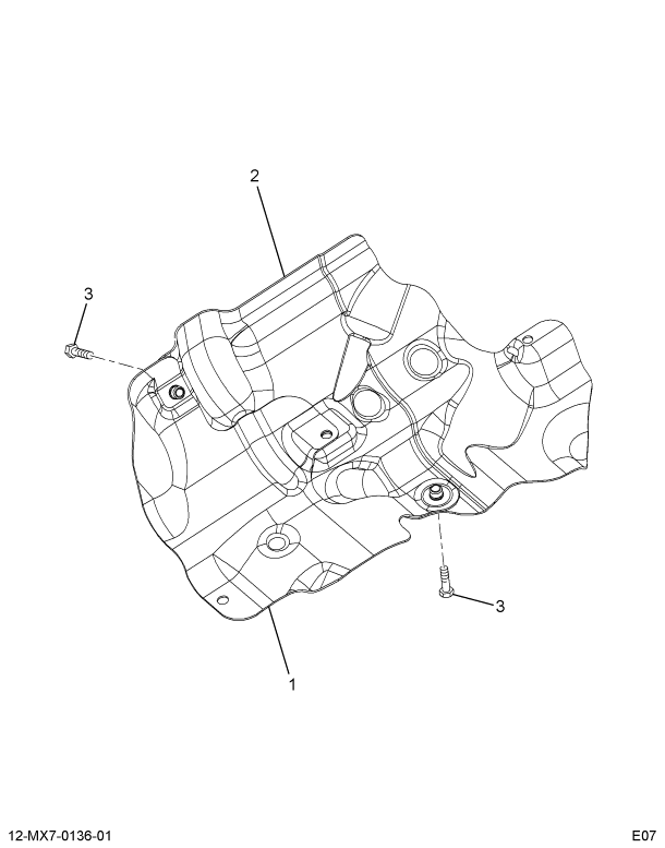 1847595C92 SHIELD ASSY PUMP COVER HEAT