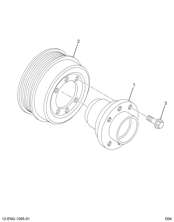 1847599C92 DAMPER CRKSHFT VIBRATION W/HUB