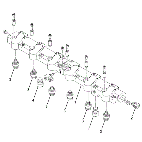 1847785C95 MANIFOLD,RAIL ASY HI PRESS OIL