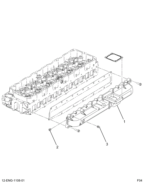 1847976C91 MANIFOLD ASSY INTAKE