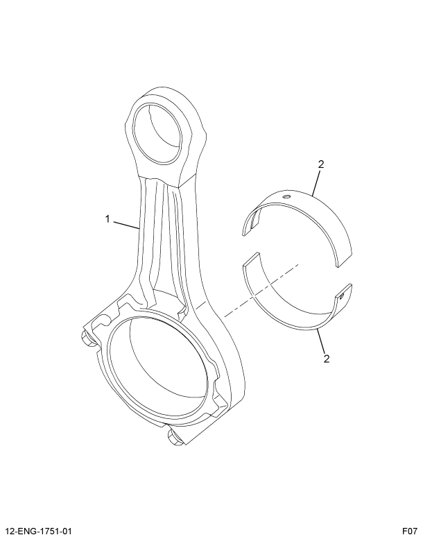 1848169C92 BEARING,KIT CONN ROD & CAP ASS