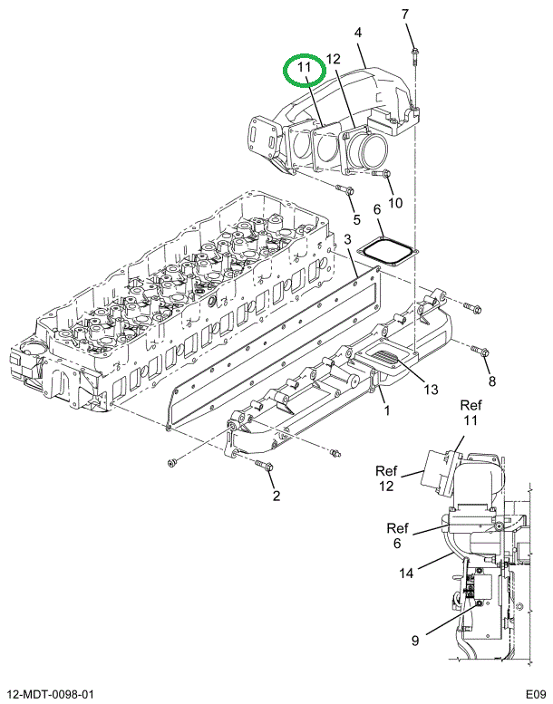 1850008C1 GASKET,SEAL AIR INLET ADAPTER