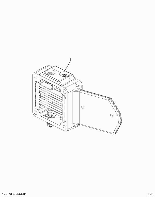 1850346C1 BRACKET ASSY INLET AIR HEATER