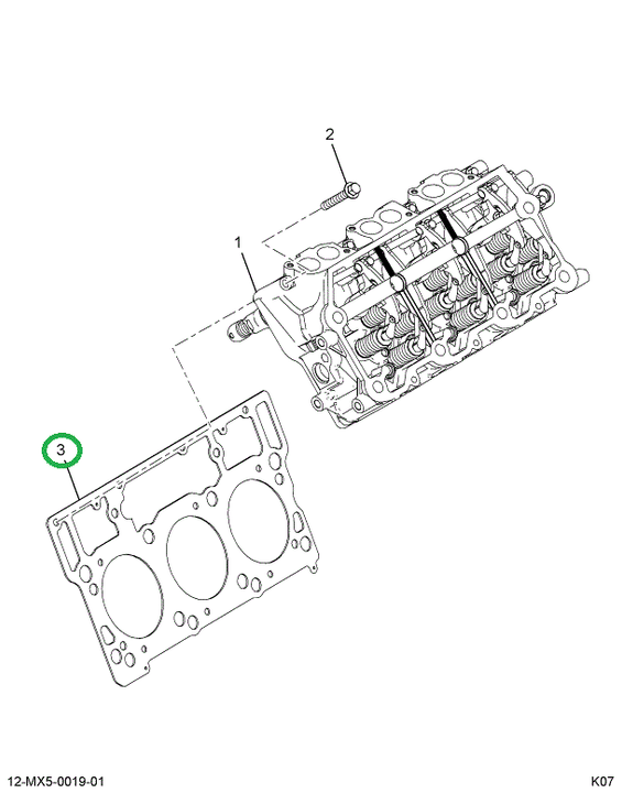 1850354C1 GASKET CYL HEAD
