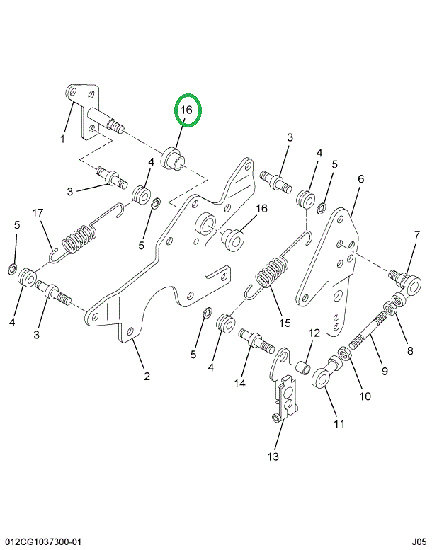 185062R1 BUSHING BRAKE PEDAL / CLUTCH