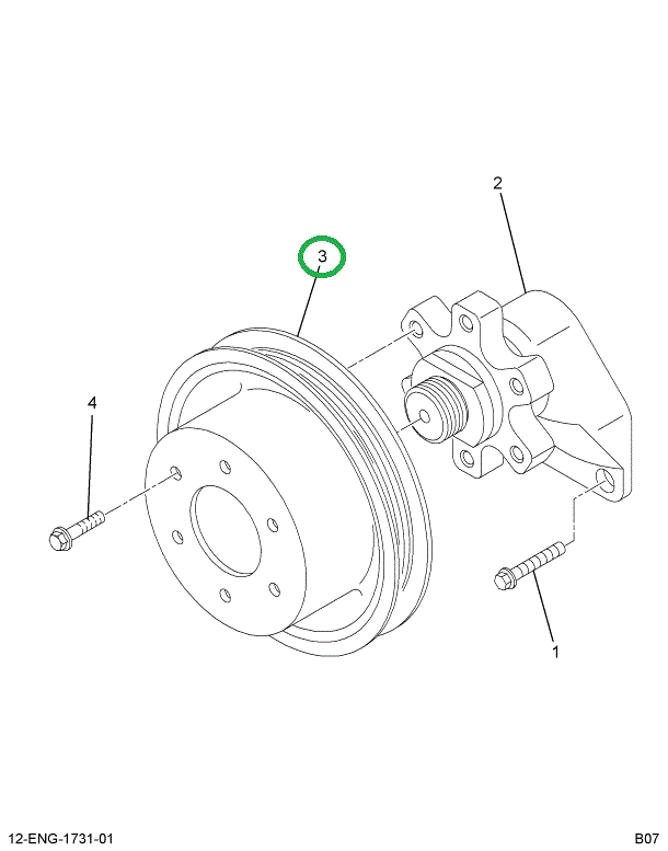 1850786C2 PULLEY FAN DRIVE .894 1