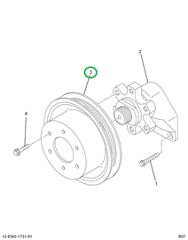 1850786C2 PULLEY FAN DRIVE .894 1