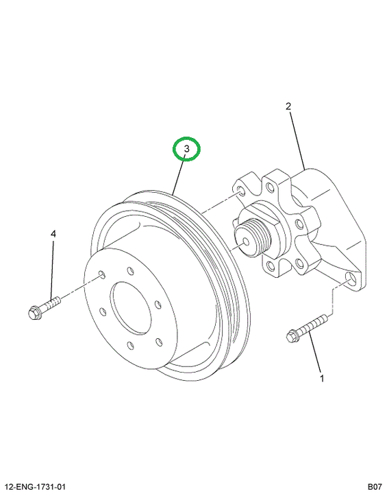 1850786C2 PULLEY FAN DRIVE .894 1