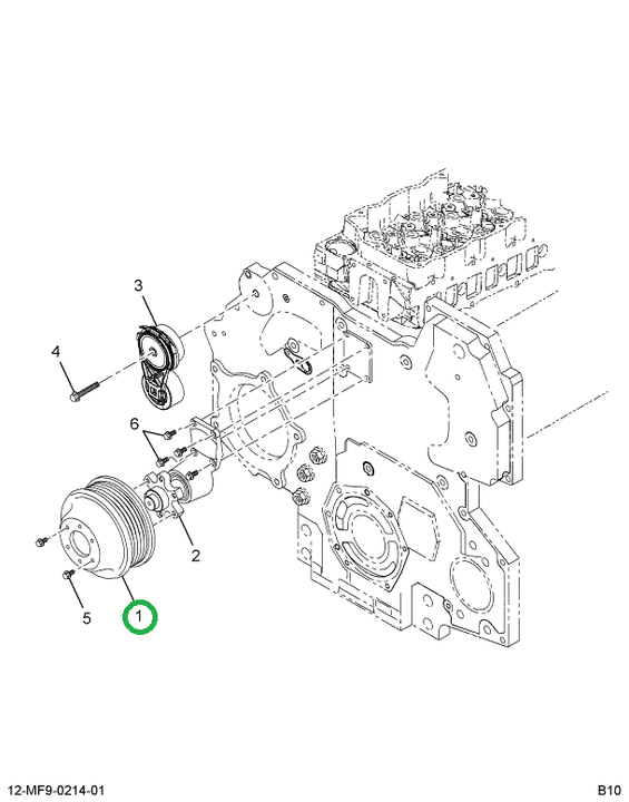 1850788C2 PULLEY FAN DRIVE  1.2TO1