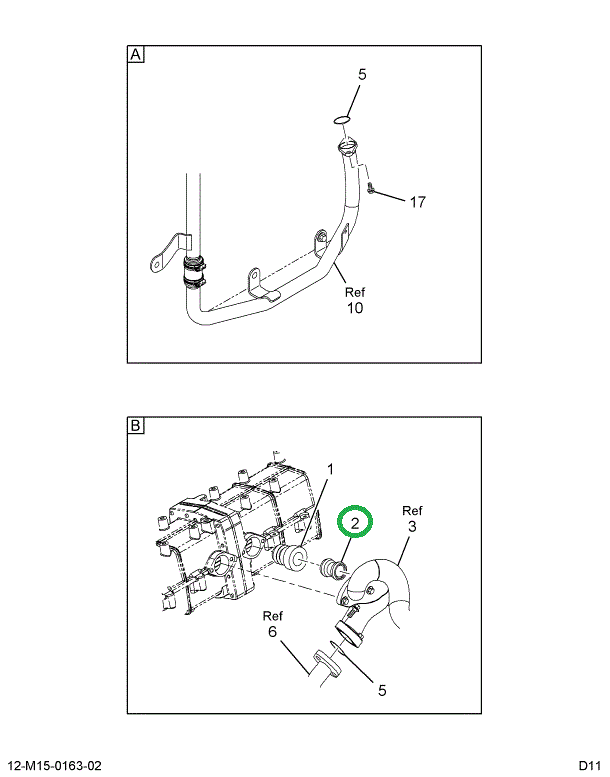 1850798C1 SEAL EGR COOLANT TUBE