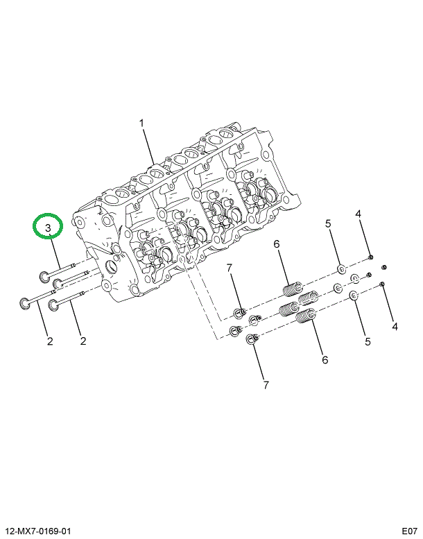 1854007C1 VALVE EXHAUST