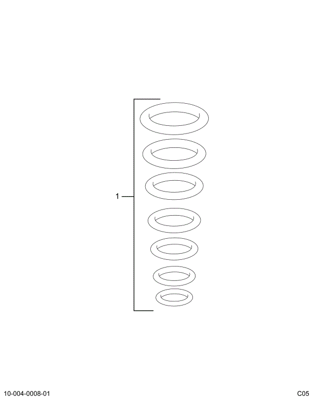 1854279C91 VALVE,KIT EGR VALVE SEALING