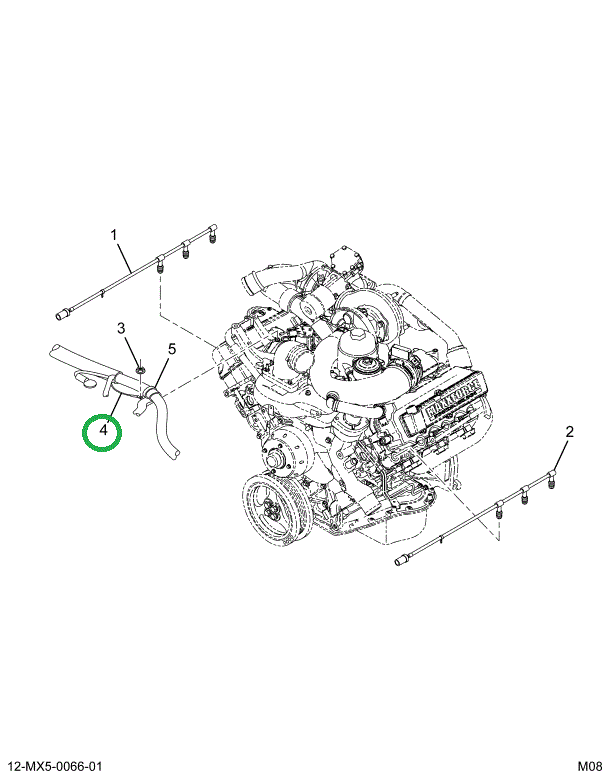 1854323C97 HARNESS ASSY ENG INJECTOR WRG