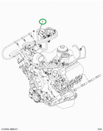 1854324C98 Harness, Engine, Sensor