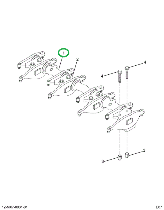 1854386C1 SUPPORT ROCKR ARM(V8)MACHINING