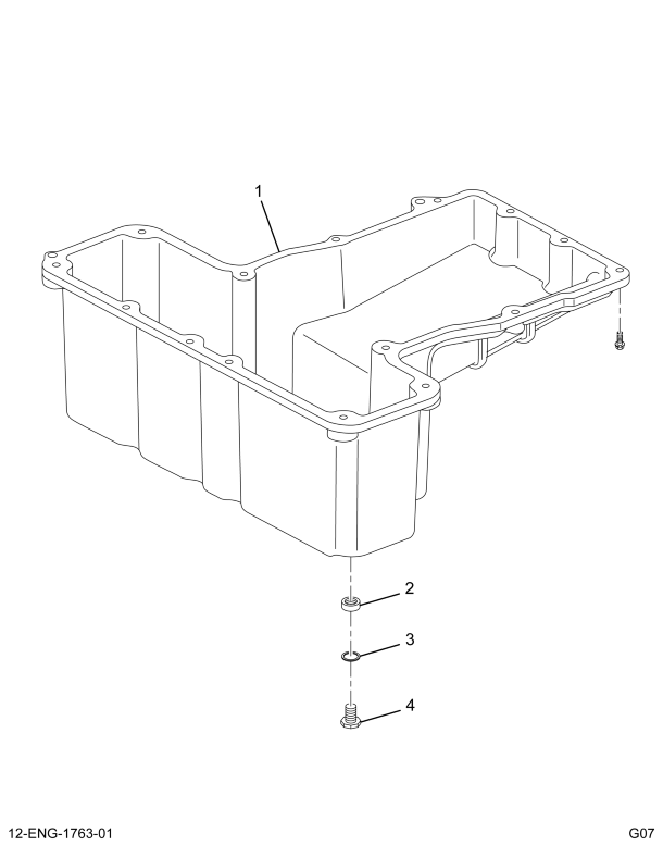 1855958C92 PAN ASSEMBLY LOWER OIL