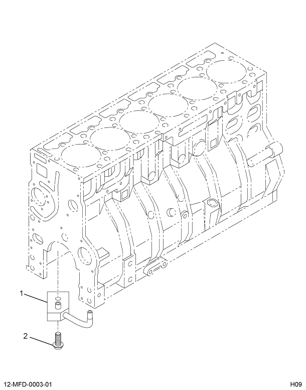 1858327C91 NOZZLE,KIT PISTON COOLING JET