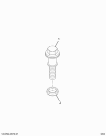 1870414C91 BOLT ASSY VALVE COVER