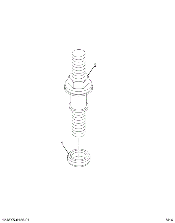 1870416C91 BOLT ASSY VALVE COVER STUD