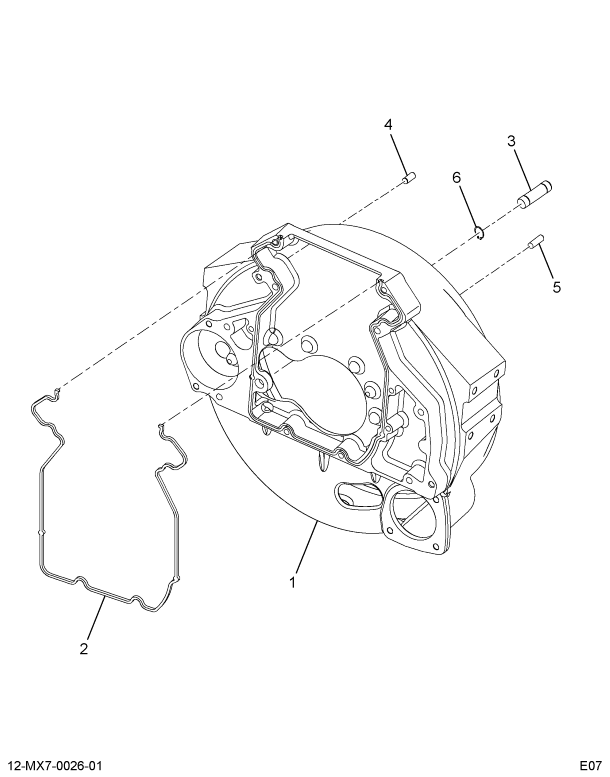 1871502C92 COVER ASSY CRANKCASE REAR