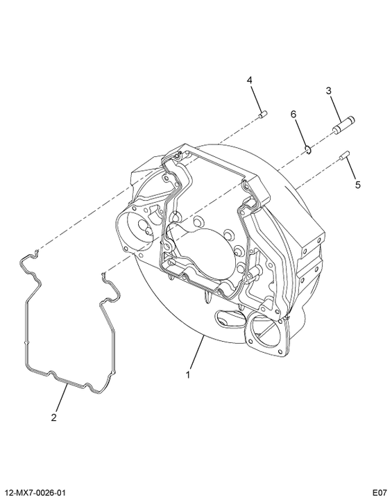 1871502C92 COVER ASSY CRANKCASE REAR