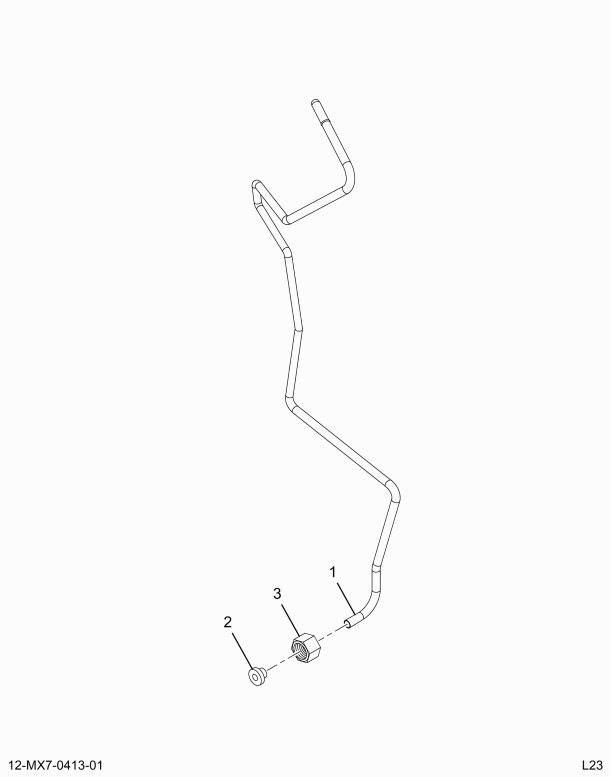 1872044C1 TUBE ASSY FUEL SUPPLY TO FILTR