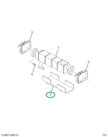 1872281C1 BRACKET 330MM EGR COOLER