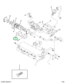 1872282C1 BRACKET 260MM EGR COOLER