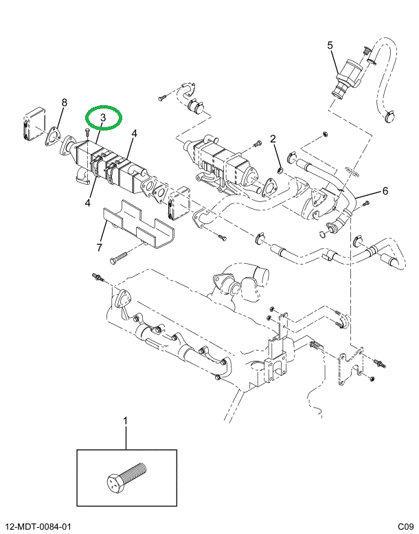 1872759C1 COOLER EGR 260MM