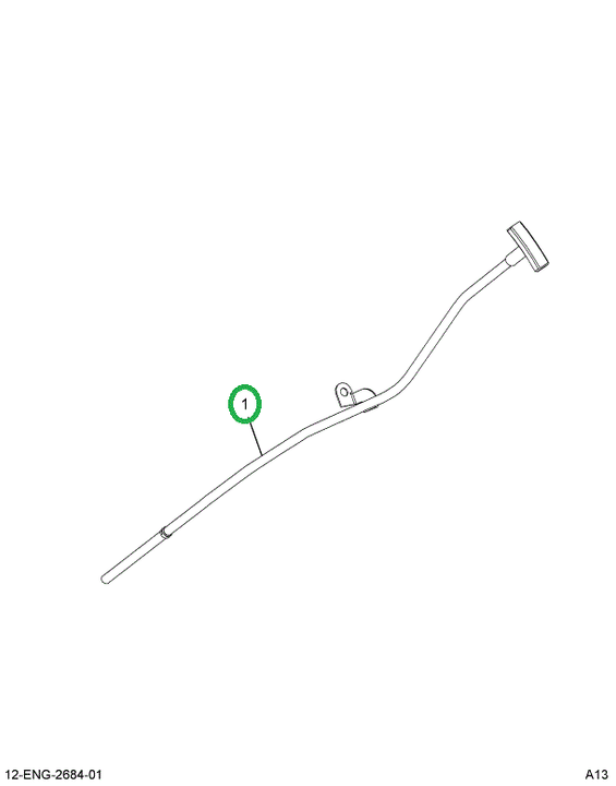 1872983C1 Tube Assembly, Oil Level Gauge