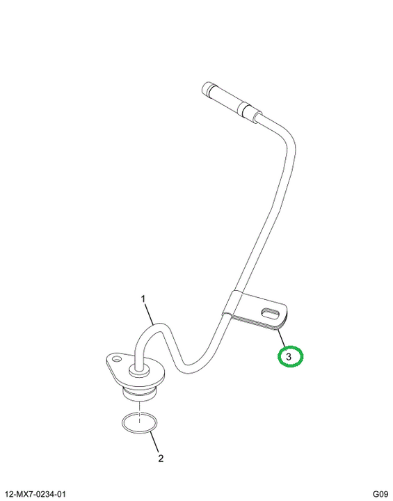1873023C1 Clip, Tube Drain