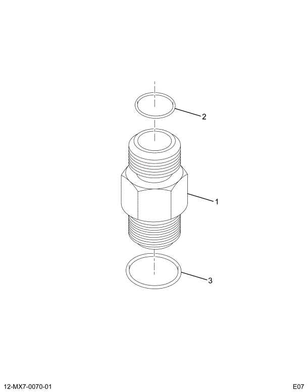 1873153C91 FITTING ASM M14X1.5-STRT THRD