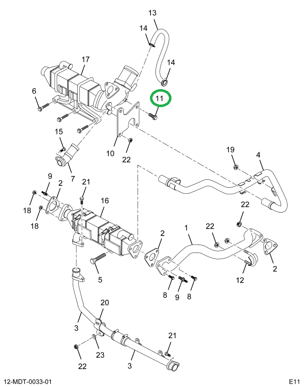 1873554C2 BOLT M8X26MM PREVAILING TORQUE