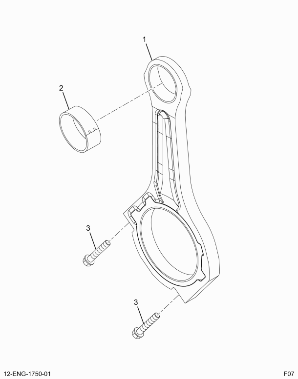 1873875C98 ROD, PISTON CONNECTING, I6