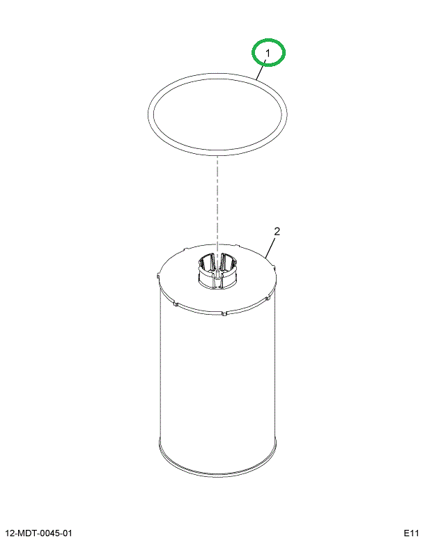 1873915C1 RING,GASKET O-RING FUEL FILTER