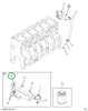 1874282C3 BRACKET OIL FILLER TUBE