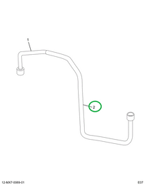 1874337C1 SLEEVE FUEL LINE (626MM LONG)