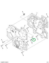 1874852C2 BOLT STUD M8 X 73MM