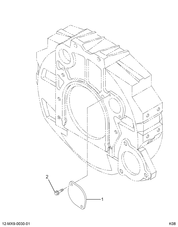 1875317C92 HOUSING,KIT COVER PLATE FLYWHE