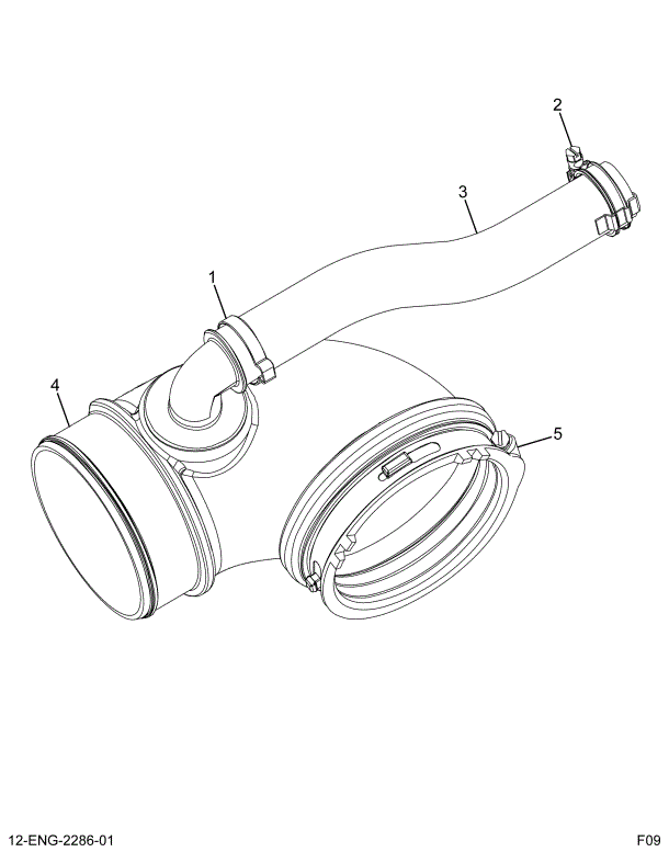 1875326C92 DUCT ASSY ALL EXCEPT FE BUS