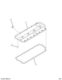 1875566C92 BASE ASSY RH VALVE COVER