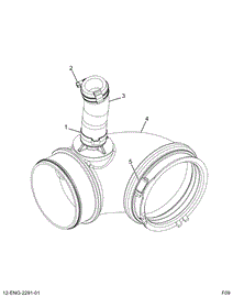 1875653C92 DUCT ASSY FE BUS ONLY