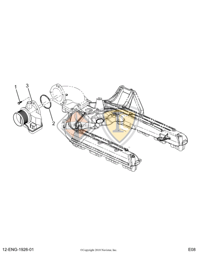 1876113C91 VALVE,KIT INLET THROTTLE