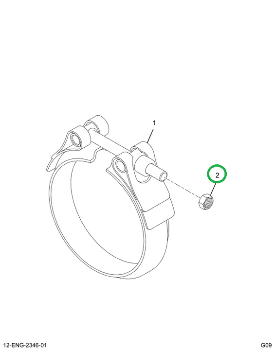 1876193C1 Nut, Self-locking