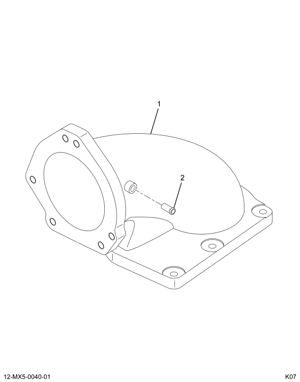 1876448C1 ELBOW ASSY INTAKE