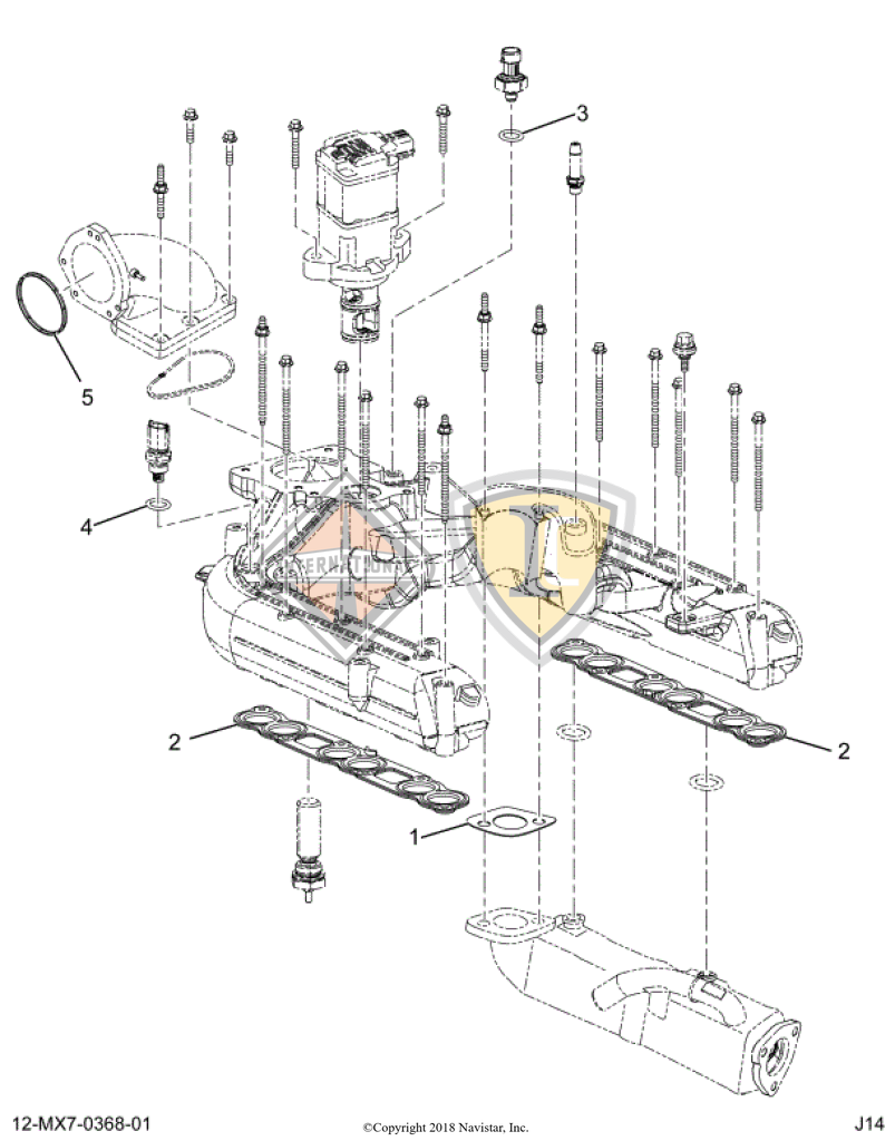 1876539C92 GASKET,KIT, INTAKE MANIFOLD GA